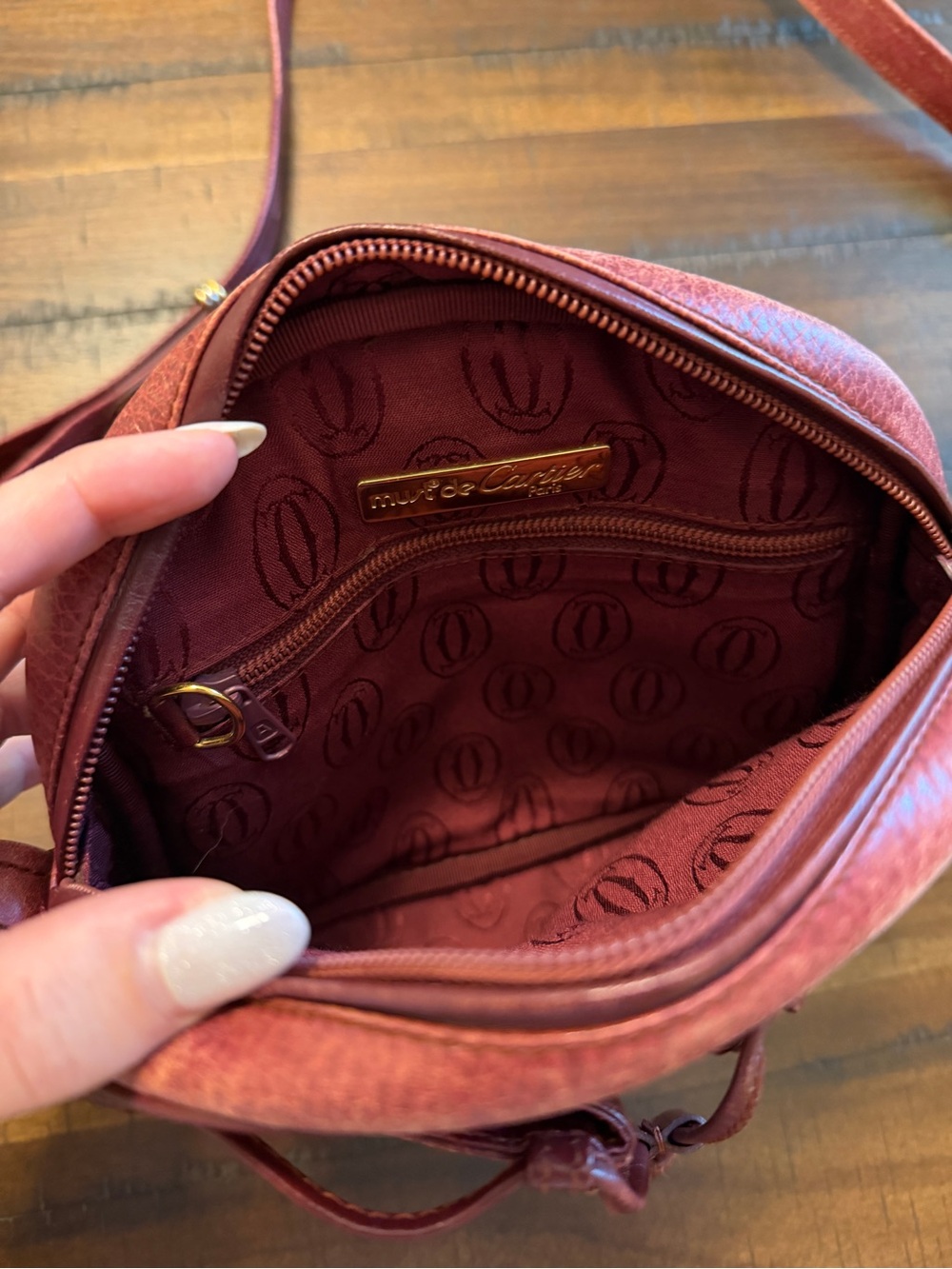 Vintage Cartier- Must de Cartier- Crossbody Bag - Picture 4 of 13